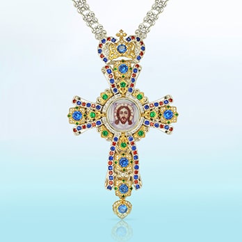 Наперсные кресты с украшениями 