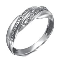 Кольцо серебряное, литье, родирование 19-0056