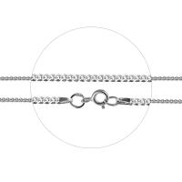 Цепочка серебряная, нонна граненая, алмазная огранка 19-0064