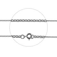 Цепочка серебряная, якорь круглый 19-0106
