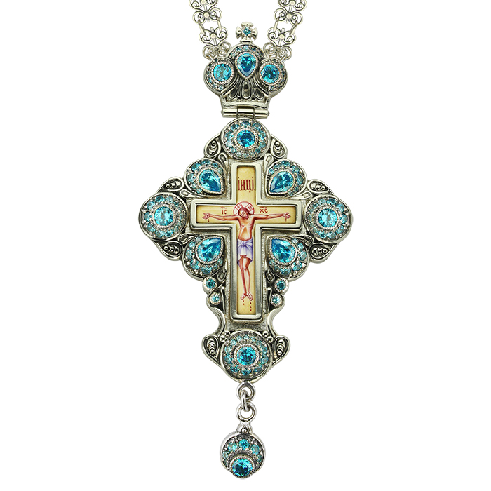 Наперсный крест серебро