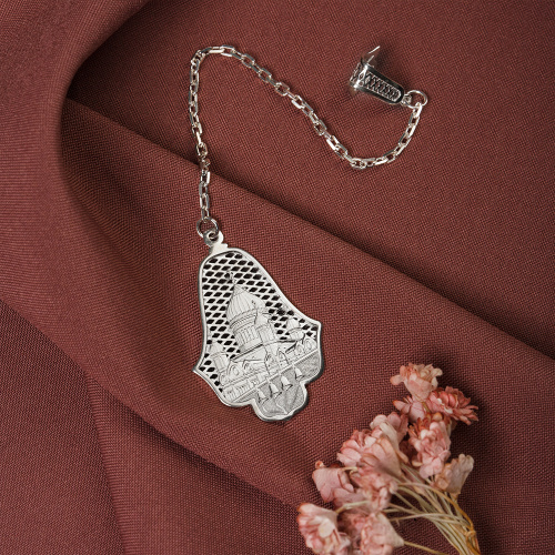 Ионизатор для воды на цепочке серебряный "Храм" 19-0087, литье фото 2