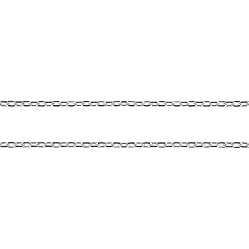 Цепочка серебряная 19-0105, якорь граненый фото 6