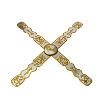 Звездица из серебра с позолотой 29-1333